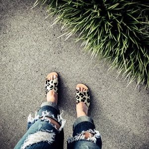 Leopard Sandals